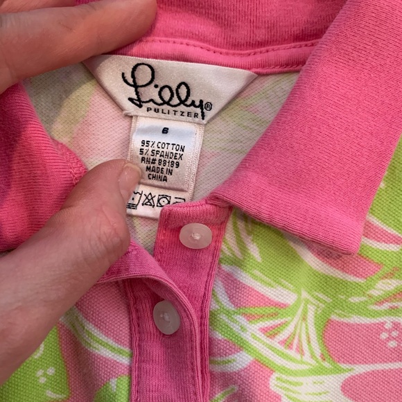 Lilly Pulitzer Girls T-Shirt Dress Sz 6 - Picture 4 of 6